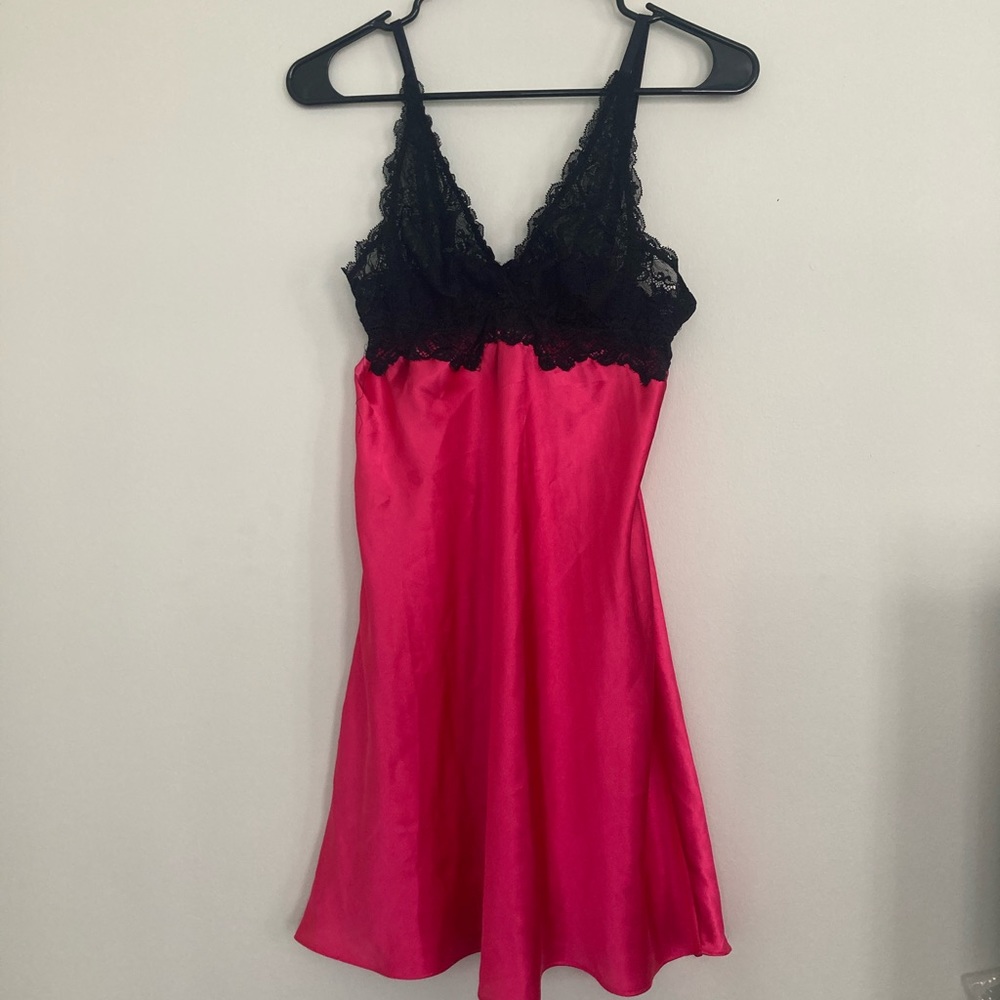 Black and pink lingerie